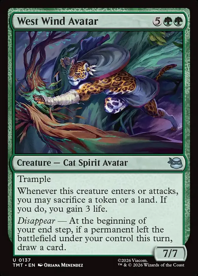West Wind Avatar Front Face