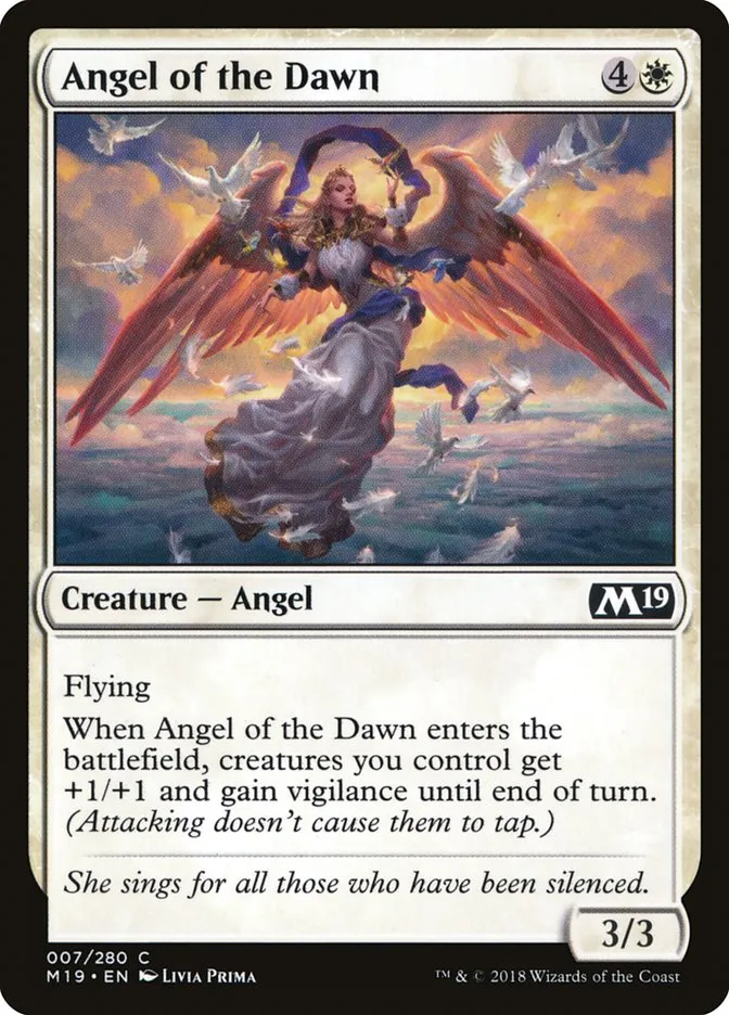 Angel of the Dawn Front Face