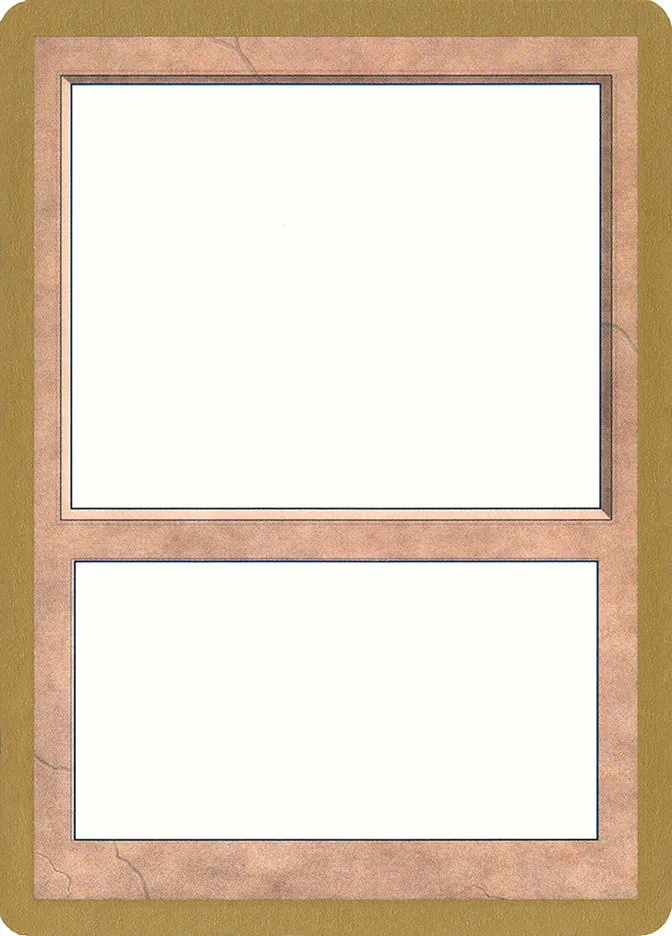 Blank Card Front Face