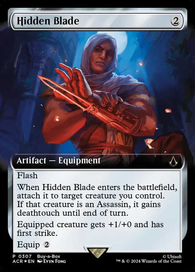 Hidden Blade Front Face