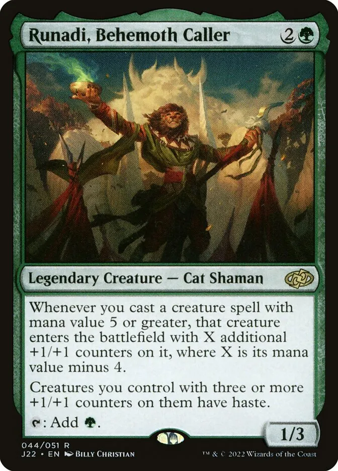 Runadi, Behemoth Caller Front Face