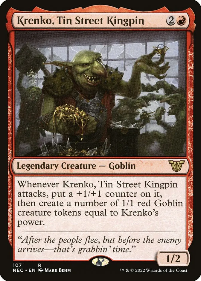 Krenko, Tin Street Kingpin Front Face
