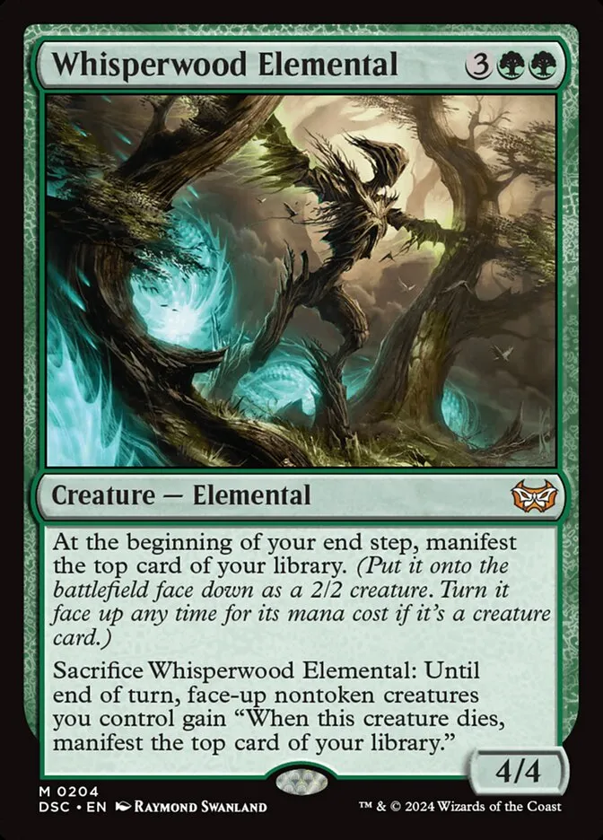 Whisperwood Elemental Front Face