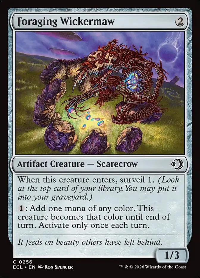 Foraging Wickermaw Front Face