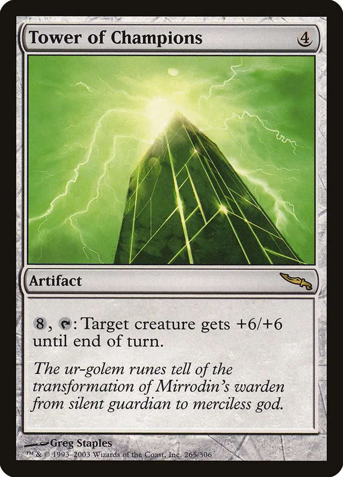 Tower of Champions Front Face