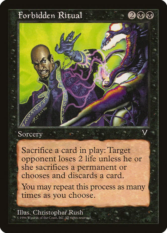 Forbidden Ritual Front Face