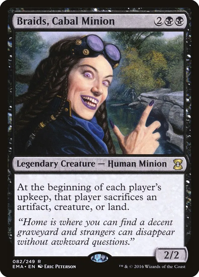 Braids, Cabal Minion Front Face