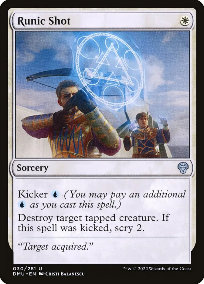 Runic Shot Front Face