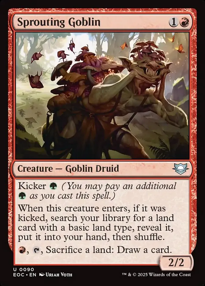 Sprouting Goblin Front Face