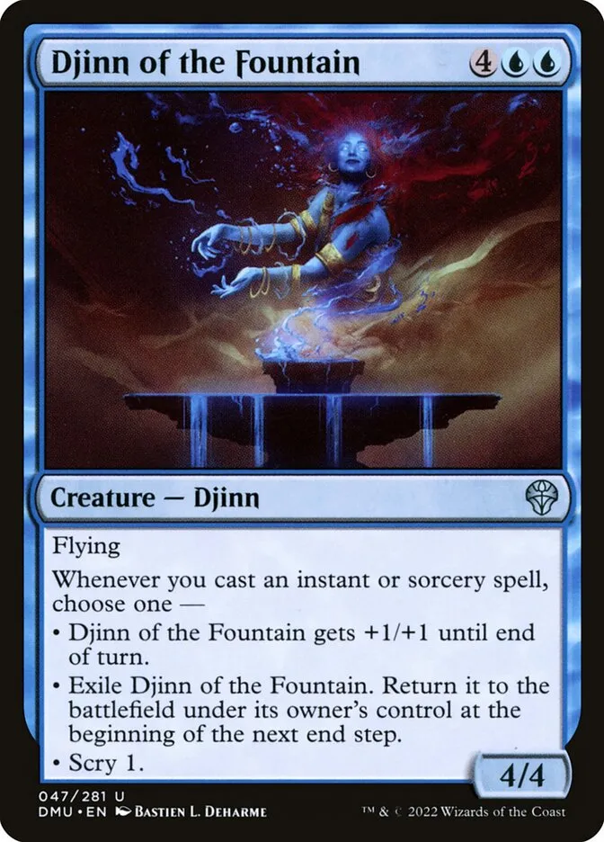 Djinn of the Fountain Front Face