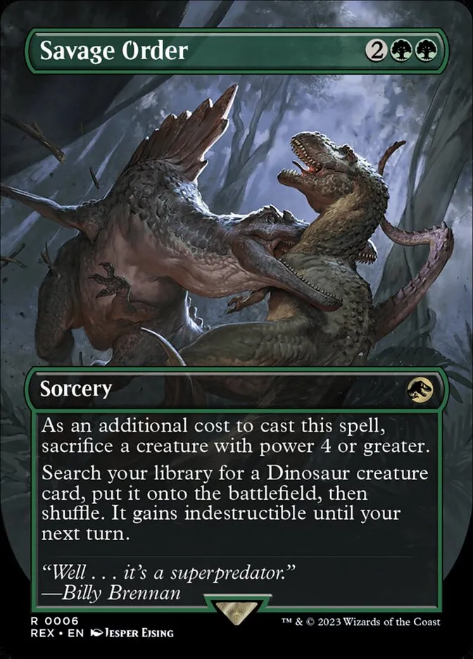 Savage Order Front Face
