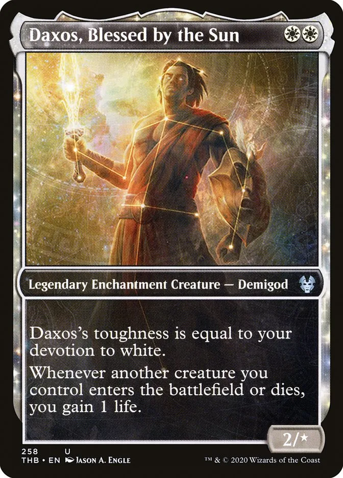 Daxos, Blessed by the Sun Front Face
