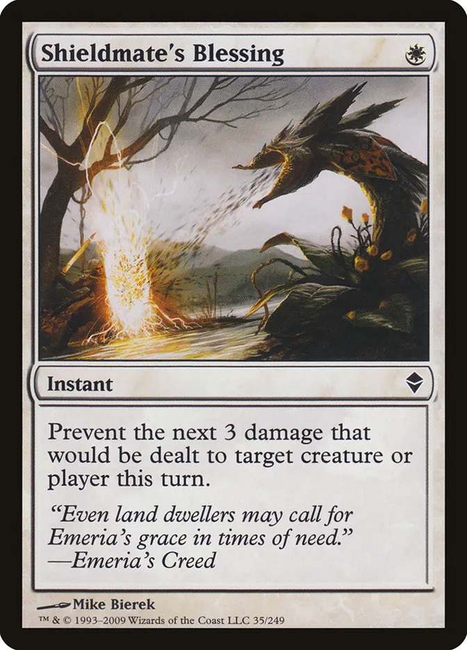 Shieldmate's Blessing Front Face