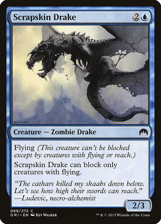 Scrapskin Drake Front Face