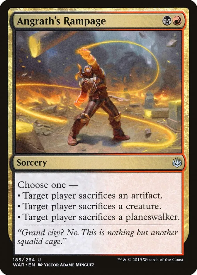 Angrath's Rampage Front Face