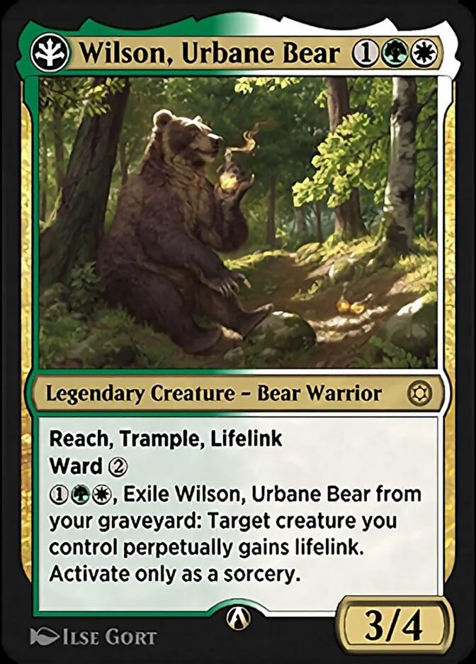 Wilson, Urbane Bear Front Face