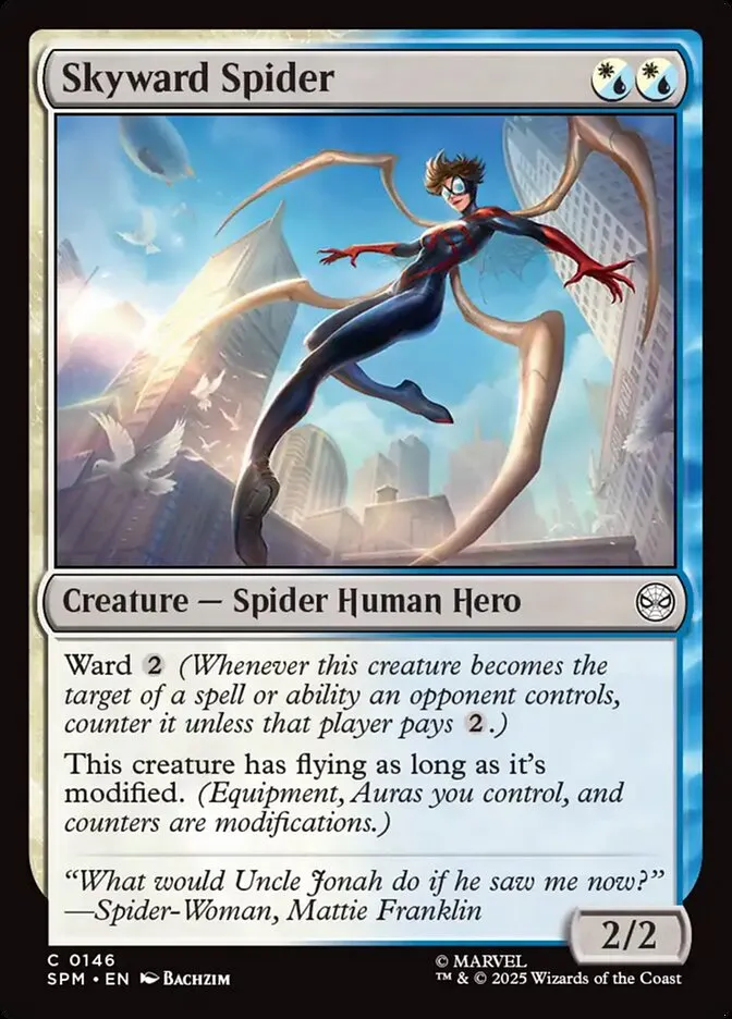 Skyward Spider Front Face