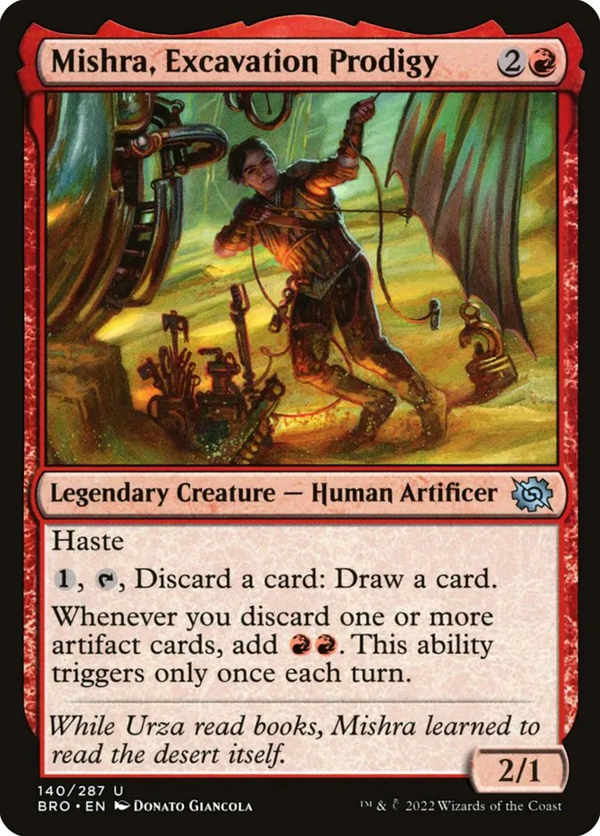 Mishra, Excavation Prodigy Front Face