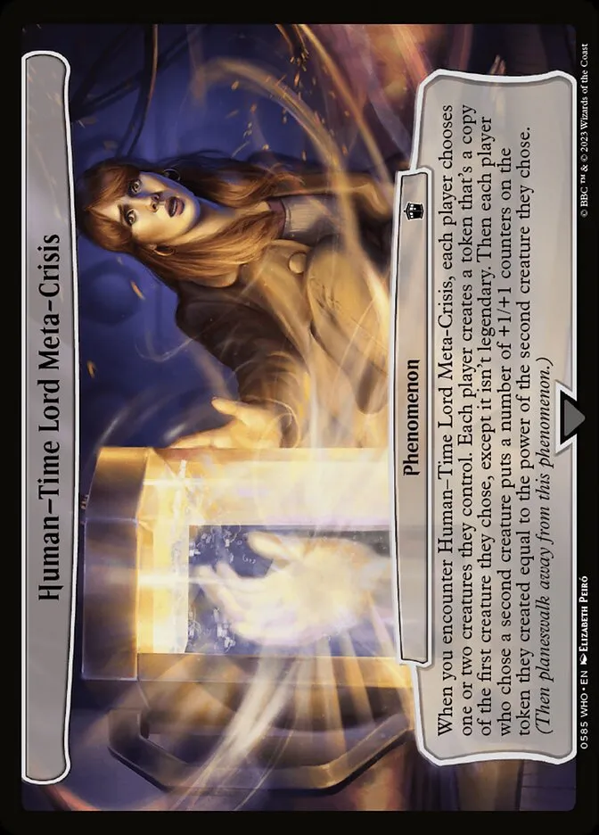 Human—Time Lord Meta-Crisis Front Face