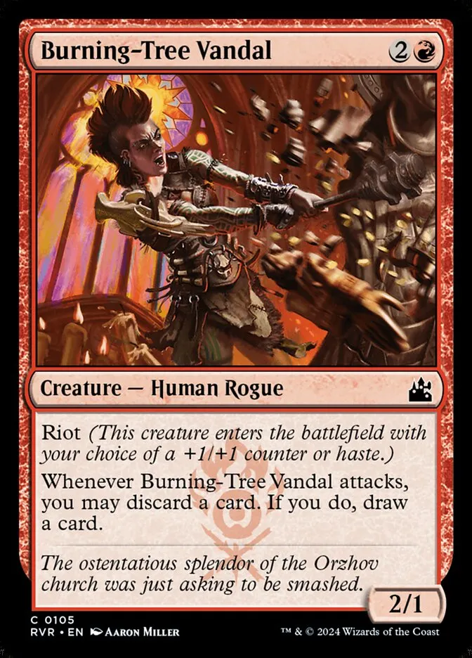 Burning-Tree Vandal Front Face