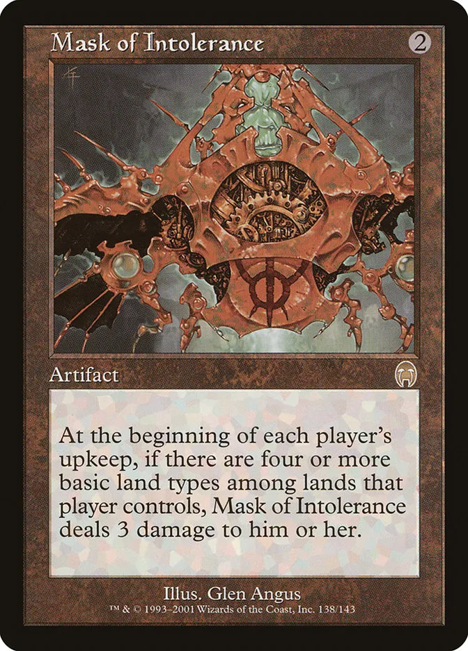 Mask of Intolerance Front Face