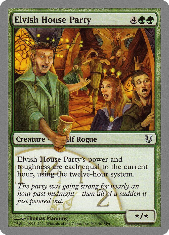 Elvish House Party Front Face