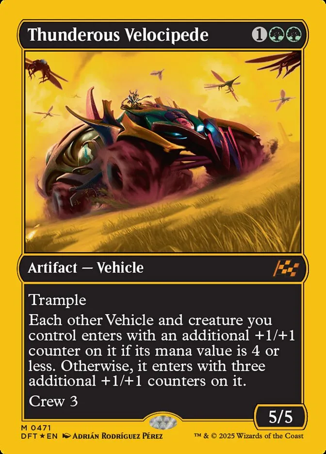 Thunderous Velocipede Front Face