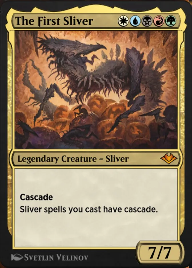 The First Sliver Front Face