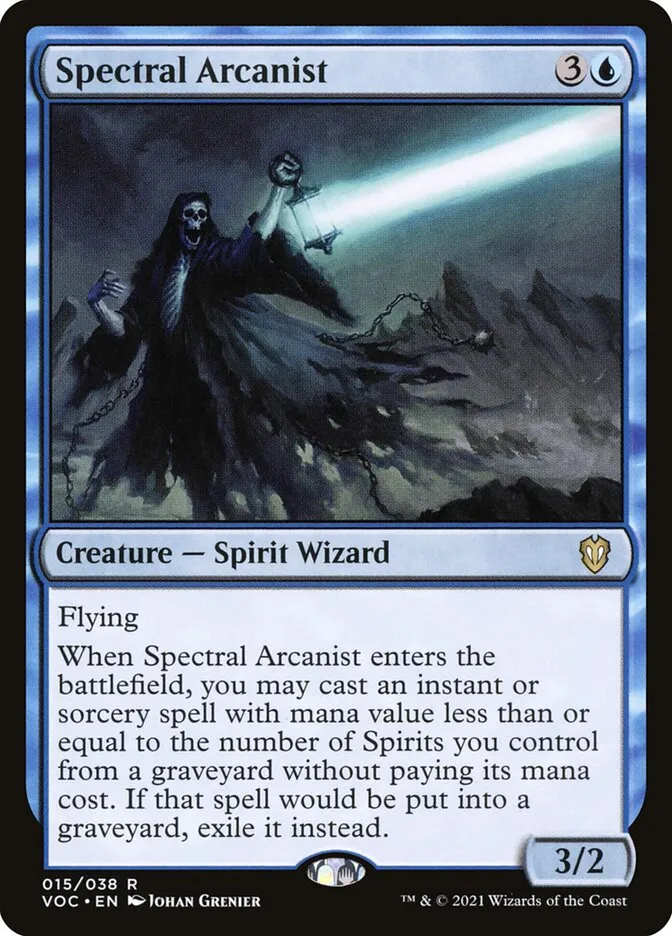 Spectral Arcanist Front Face