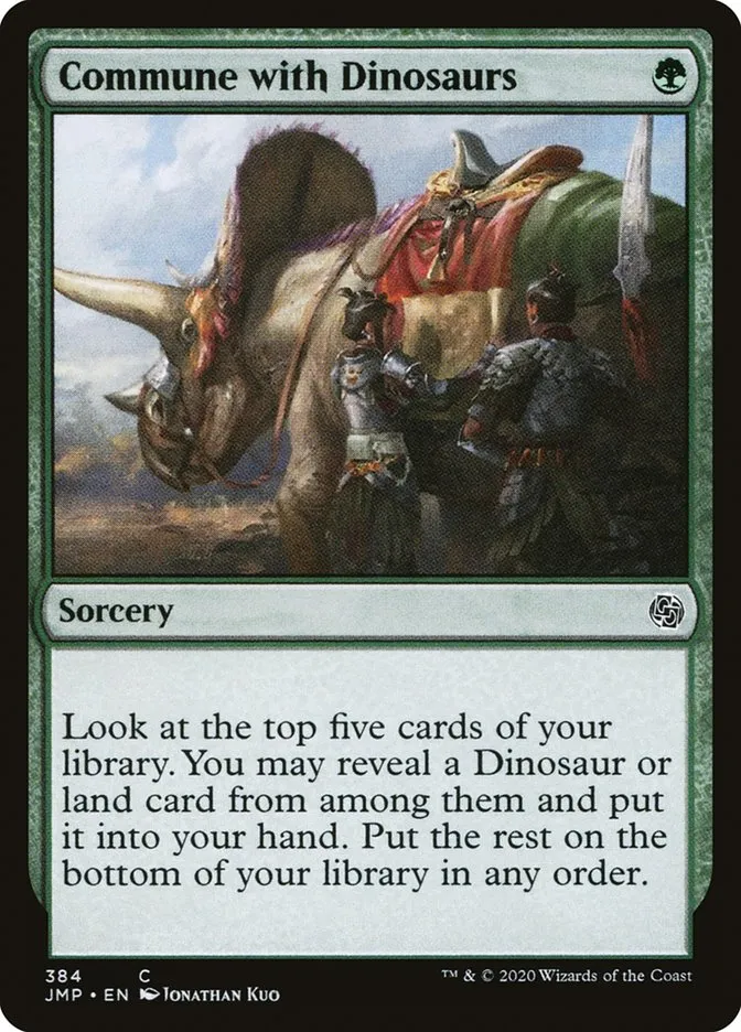 Commune with Dinosaurs Front Face