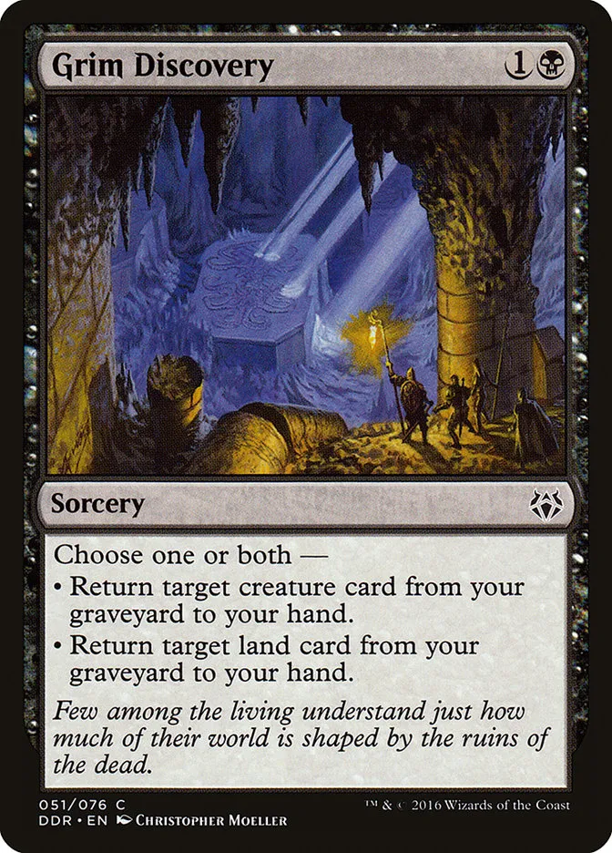 Grim Discovery Front Face
