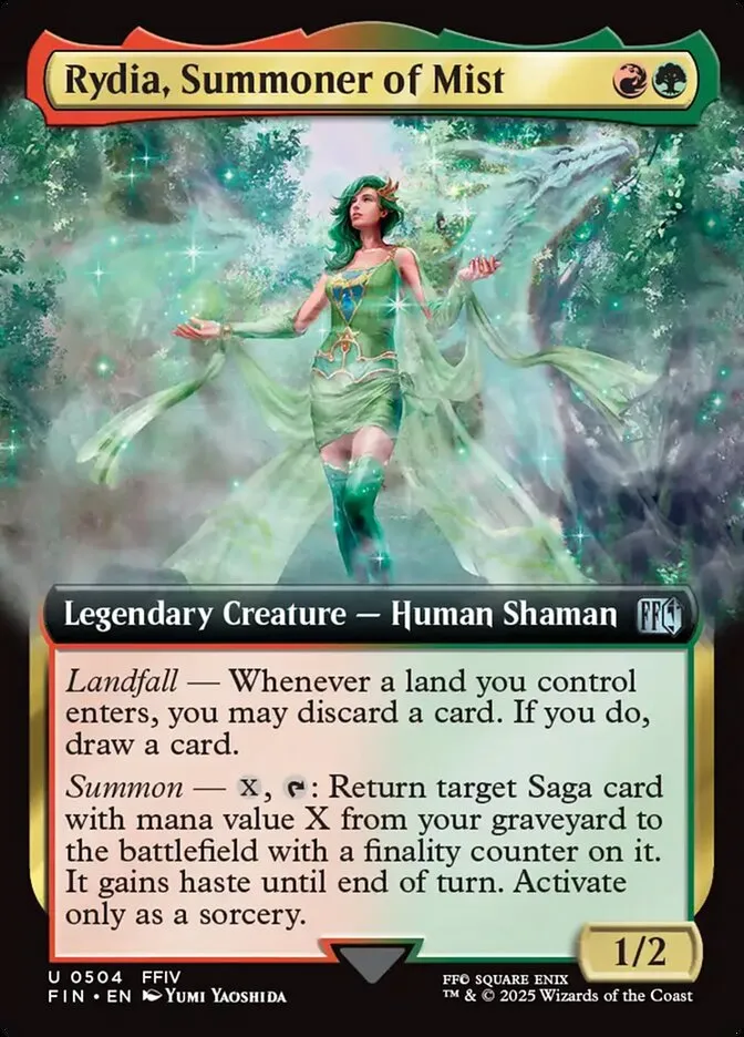 Rydia, Summoner of Mist Front Face