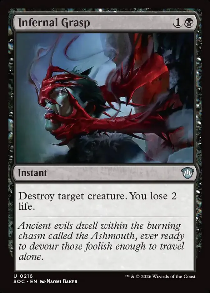 Infernal Grasp Front Face