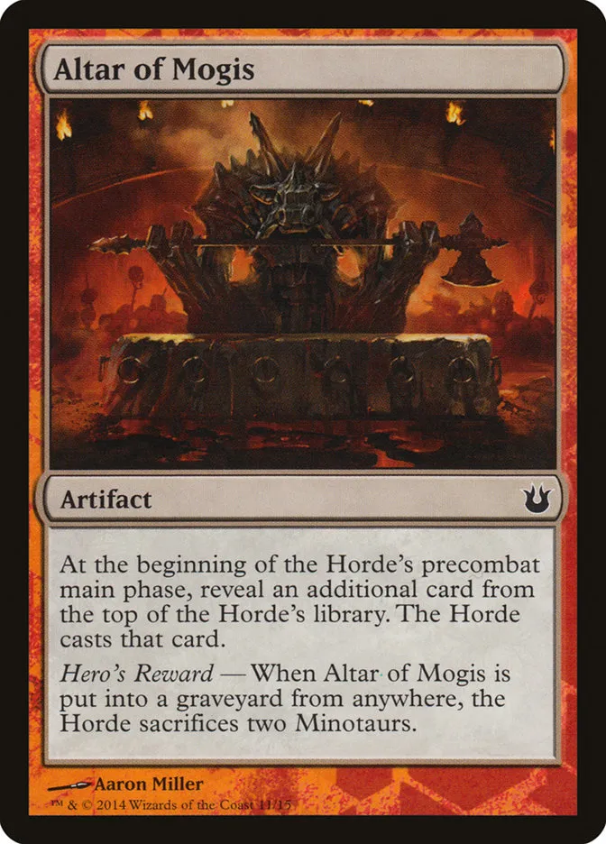 Altar of Mogis Front Face