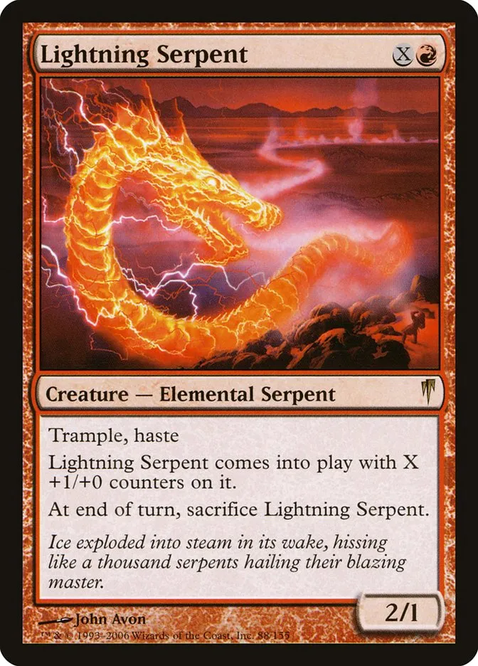 Lightning Serpent Front Face