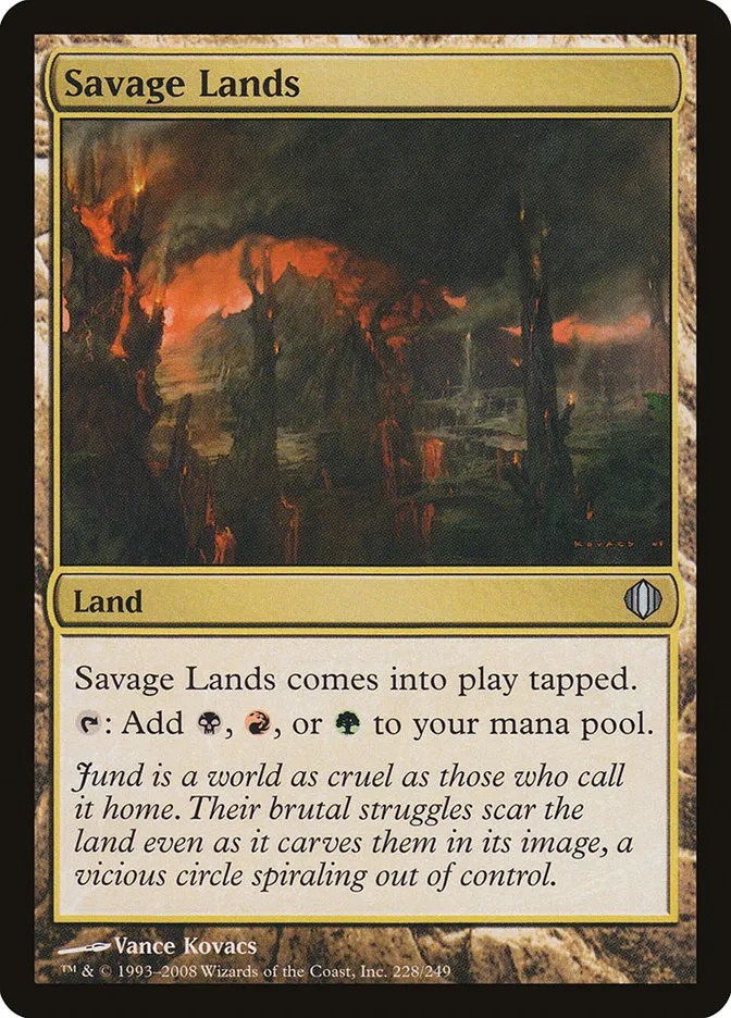 Savage Lands Front Face