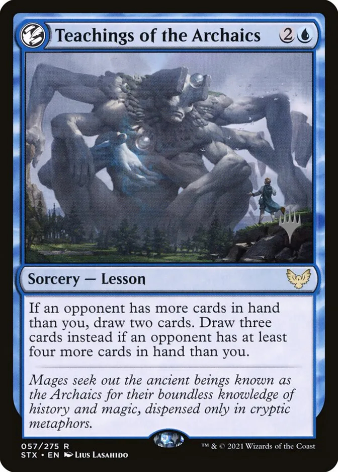 Teachings of the Archaics Front Face