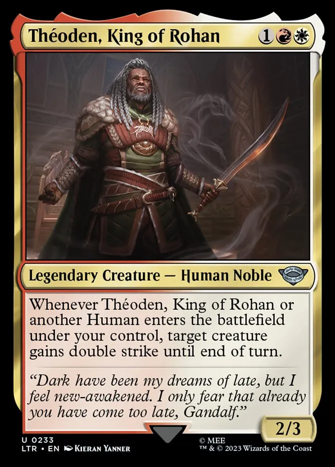 Théoden, King of Rohan Front Face