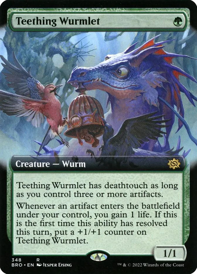Teething Wurmlet Front Face