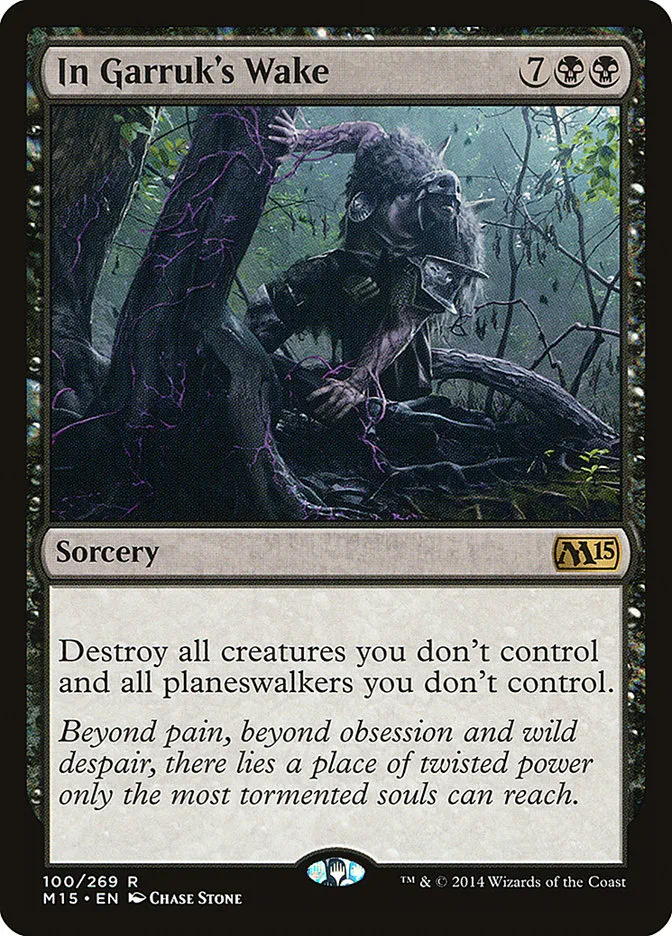 In Garruk's Wake Front Face