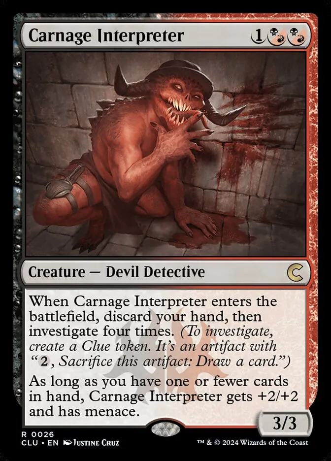 Carnage Interpreter Front Face
