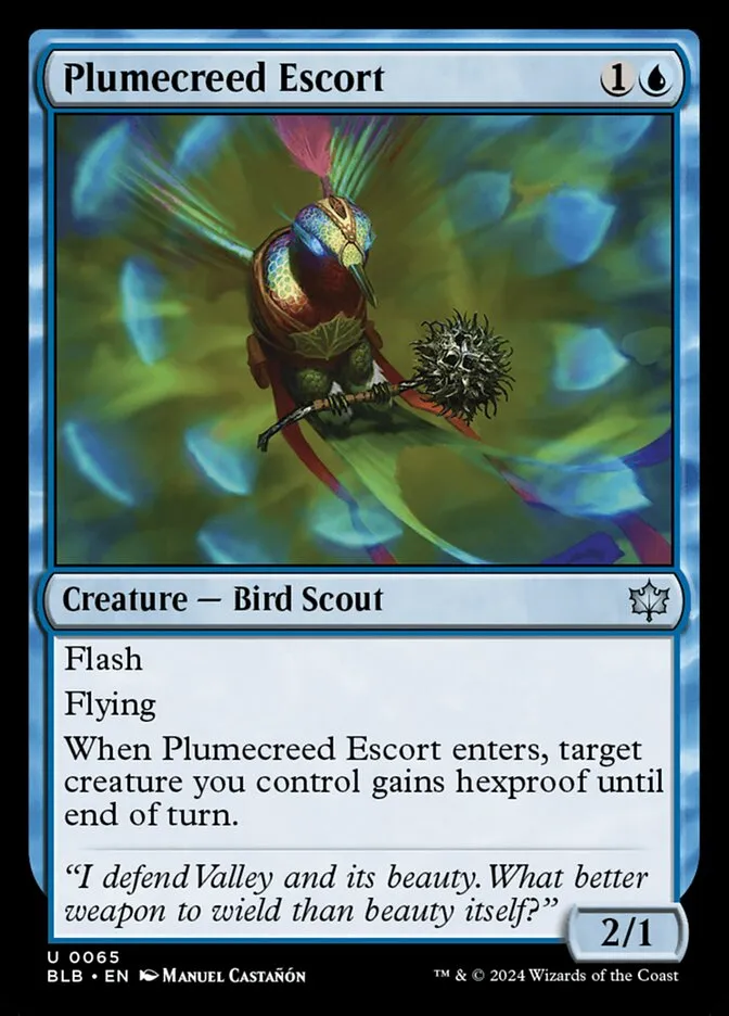 Plumecreed Escort Front Face