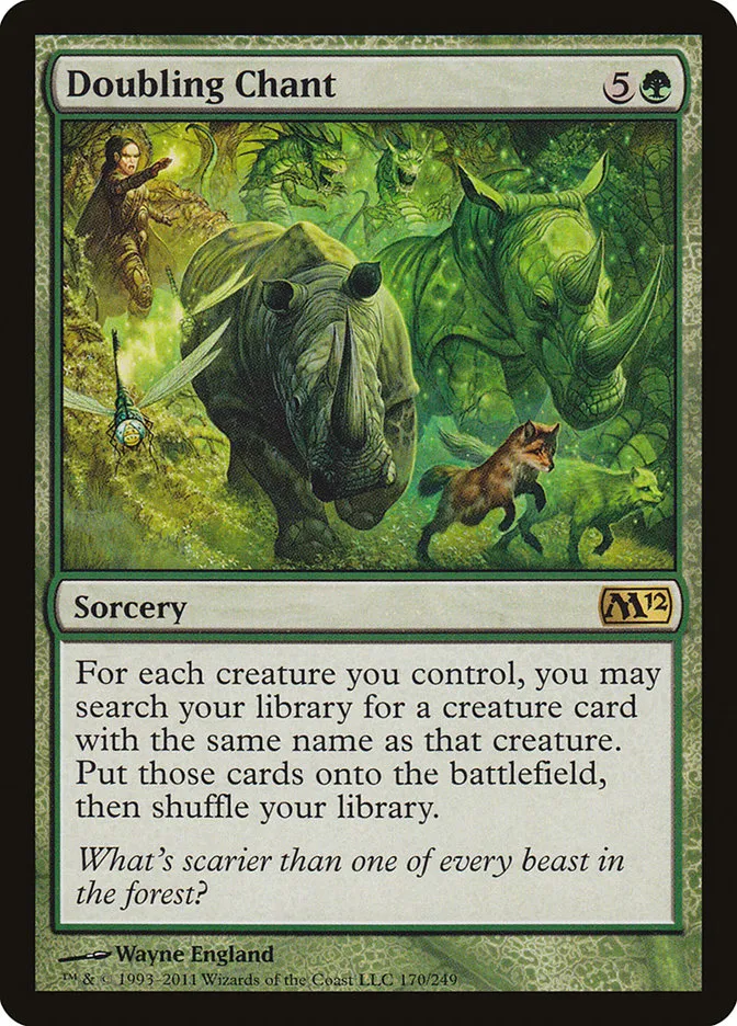Doubling Chant Front Face