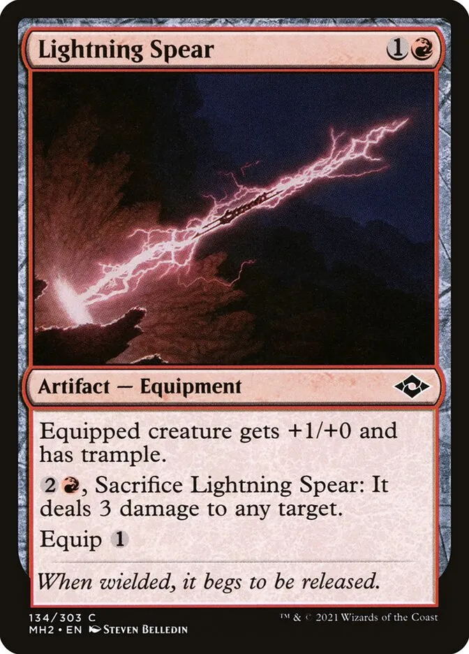 Lightning Spear Front Face