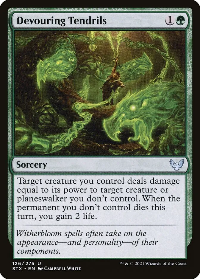 Devouring Tendrils Front Face