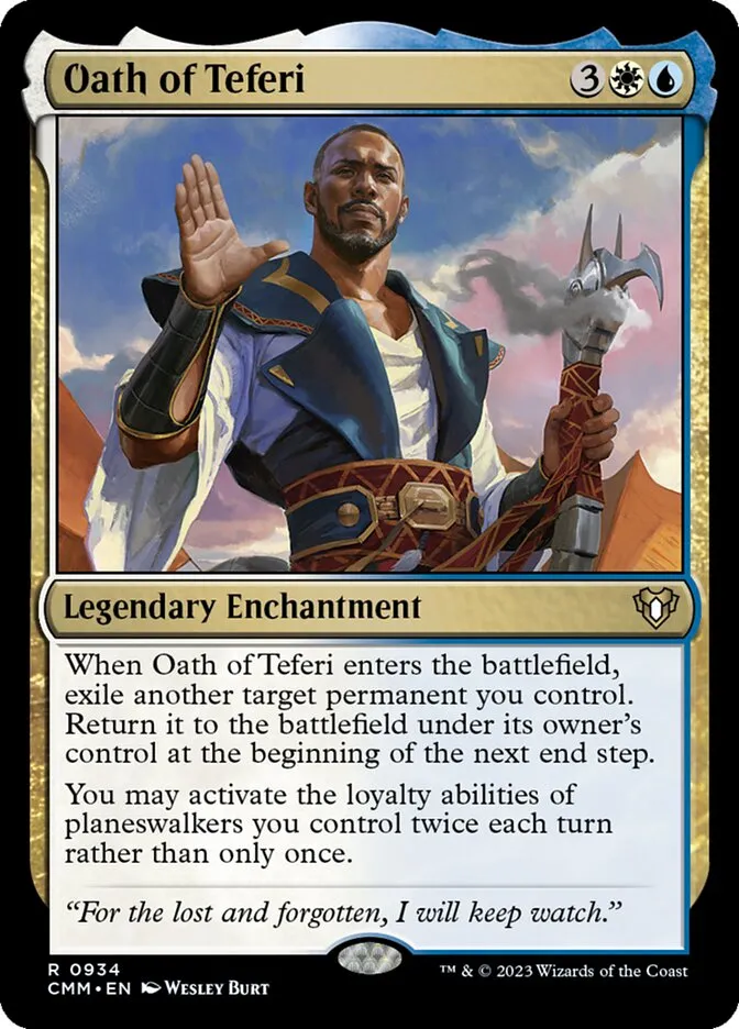 Oath of Teferi Front Face