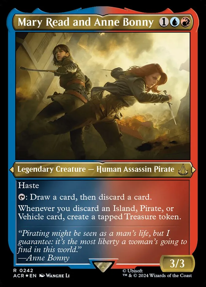 Mary Read and Anne Bonny Front Face