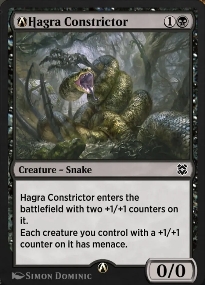 A-Hagra Constrictor Front Face