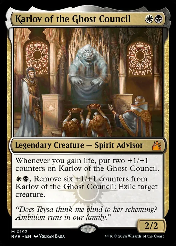 Karlov of the Ghost Council Front Face