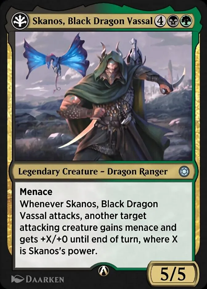 Skanos, Black Dragon Vassal Front Face